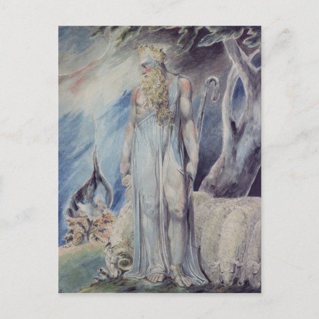 Carte Postale Moïse et Bush en feu (Devant)