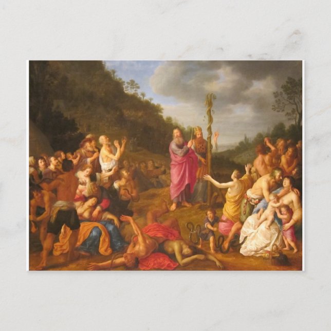 Carte Postale Moïse et le serpent brésilien (Devant)