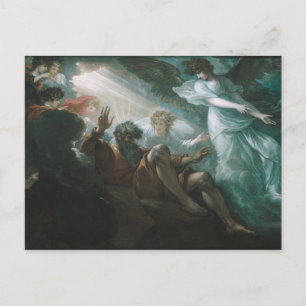 Carte Postale Moïse montre la terre promise