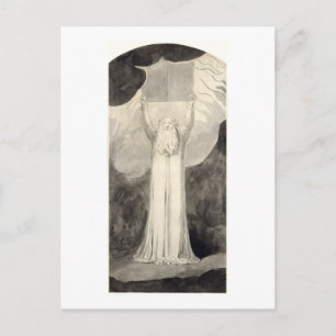 Carte Postale Moïse recevant la loi, c.1780 (brosse et noir i