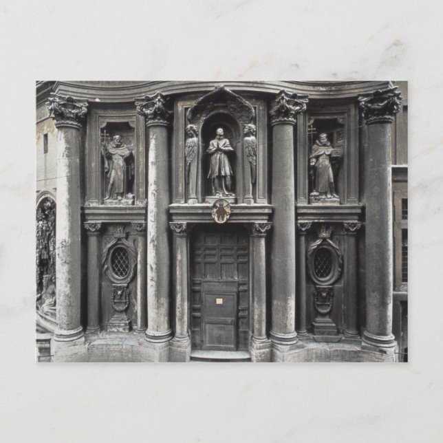 Carte Postale Moitié inférieure de la façade, 1637-41 (Devant)