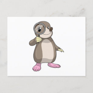 Carte Postale Mole avec verre Magnifiant