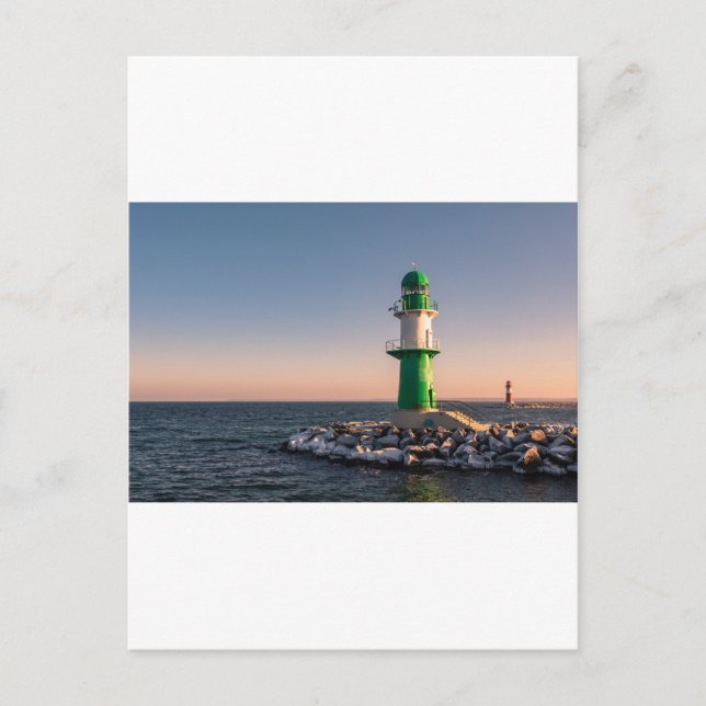 Carte Postale Mole on the Baltic Sea coast à Germany (Devant)