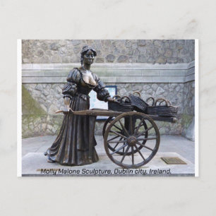 Carte Postale Molly Malone sculpture, Dublin, Irlande