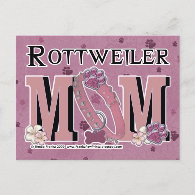 Carte Postale MOM Rottweiler (Devant)