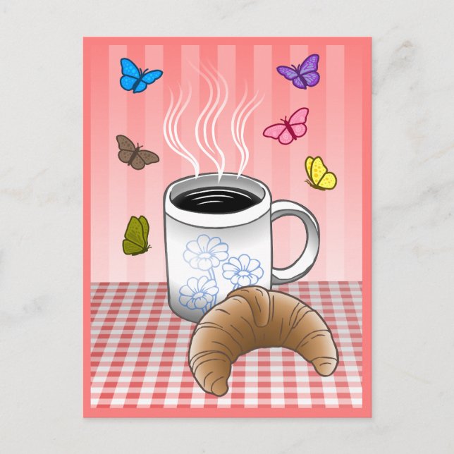 Carte Postale Moment café (Devant)