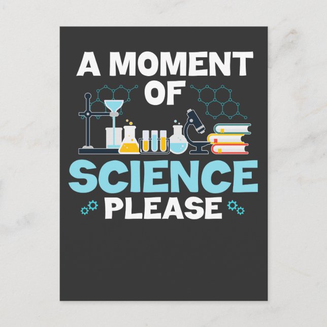 Carte Postale Moment de science drôle Chimie Scientifique Enseig (Devant)