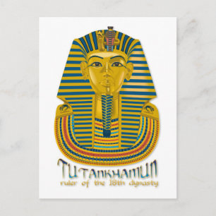 Carte Postale momie de Toutankhamon, l'ancien roi Tut d'Egypte