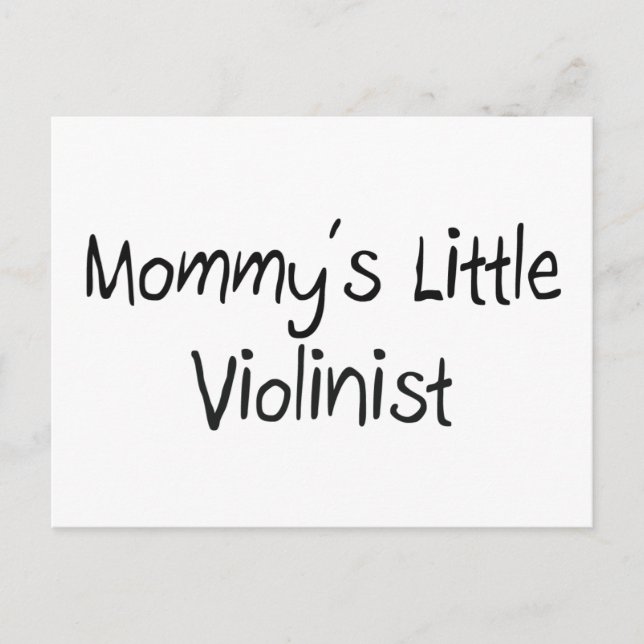 Carte Postale Mommys Little Violinist (Devant)