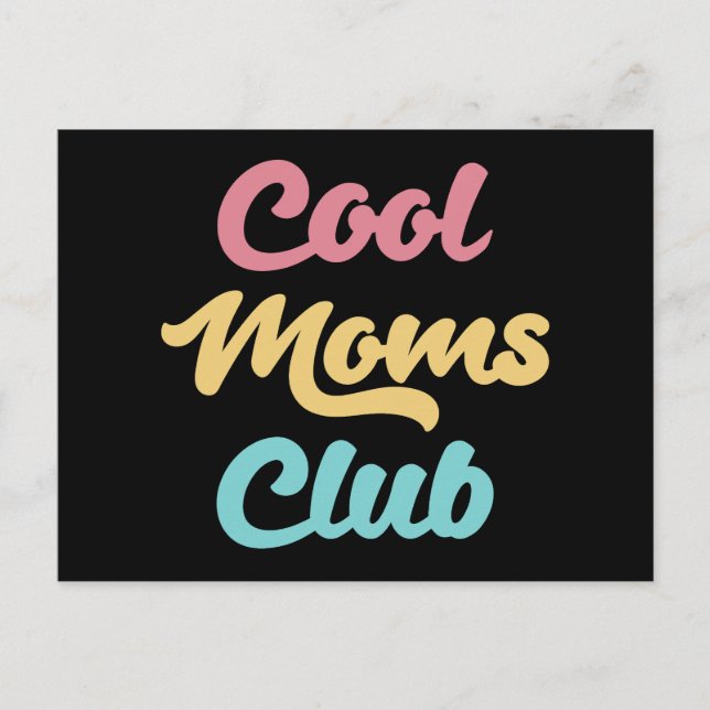 Carte Postale Moms Club II cool (Devant)