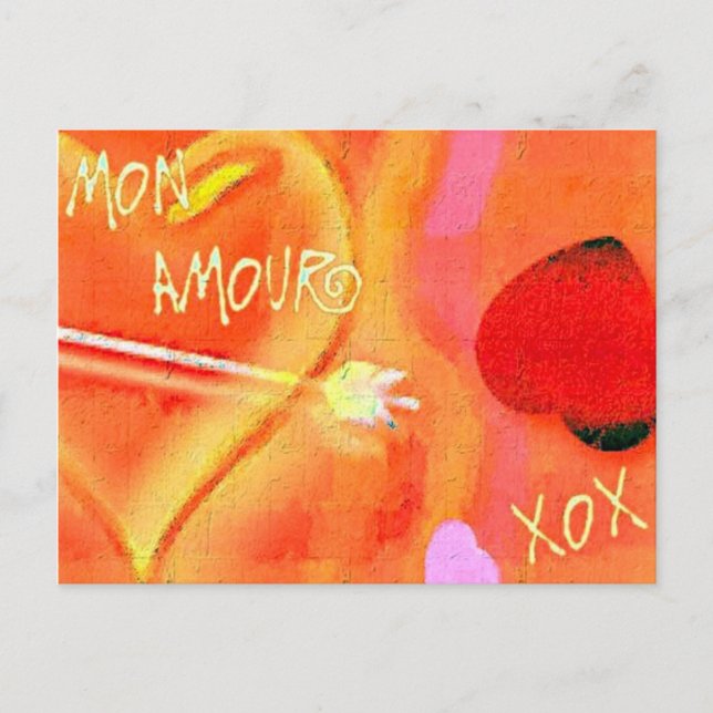 Carte Postale Mon Amour (Devant)