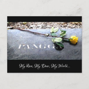 Carte Postale Mon Amour, Mon Cher Monde...