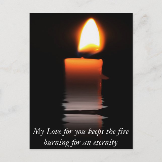 Carte Postale Mon amour pour toi (Devant)