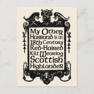 Carte Postale Mon autre mari - Highlander