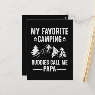 Carte Postale Mon Camping Préféré - Les Copains M'appellent Papa