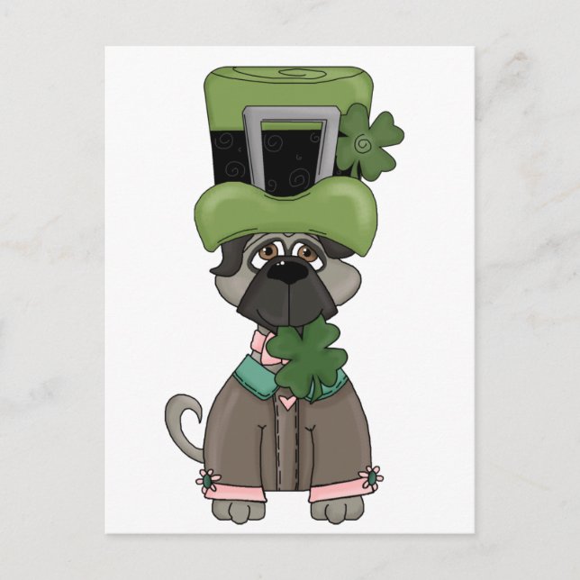 Carte Postale Mon casquette irlandais (Devant)