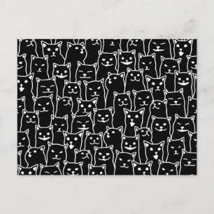 Carte Postale Mon chat avait raison à votre sujet motif de chats