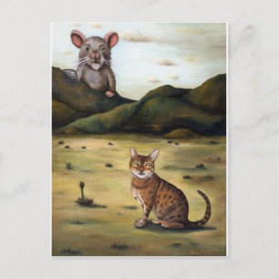 Carte Postale Mon chats Le Pire Cauchemar