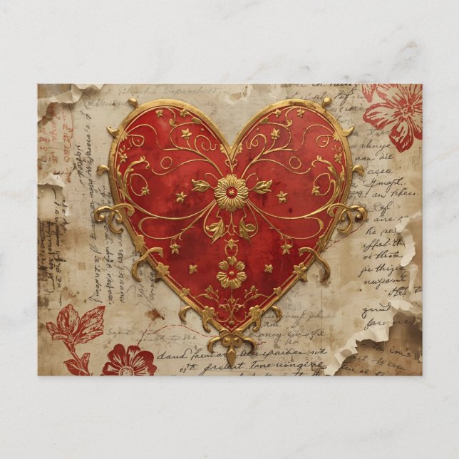 Carte Postale Mon cœur  (Devant)