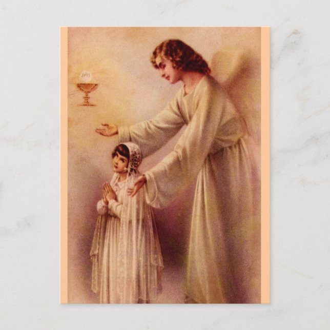 Carte postale : Mon coeur vous perçoit (Devant)