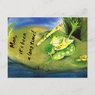 CARTE POSTALE MON DIEU ÇA FAIT LONGTEMPS ANNÉE BISSEXTILE