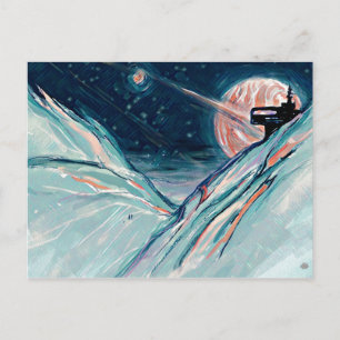 Carte Postale Mon futur chez soi dans l'espace