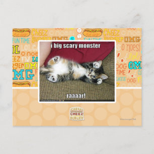 Carte Postale Mon grand monstre effrayant