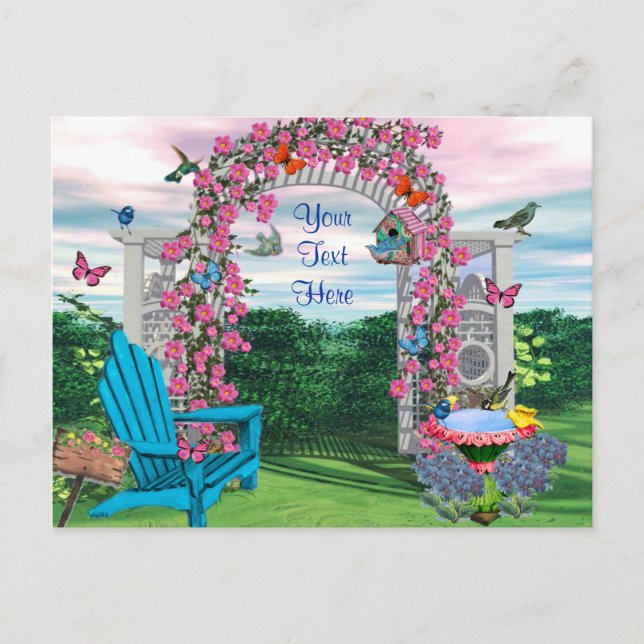 Carte postale Mon Jardin Garden (Devant)