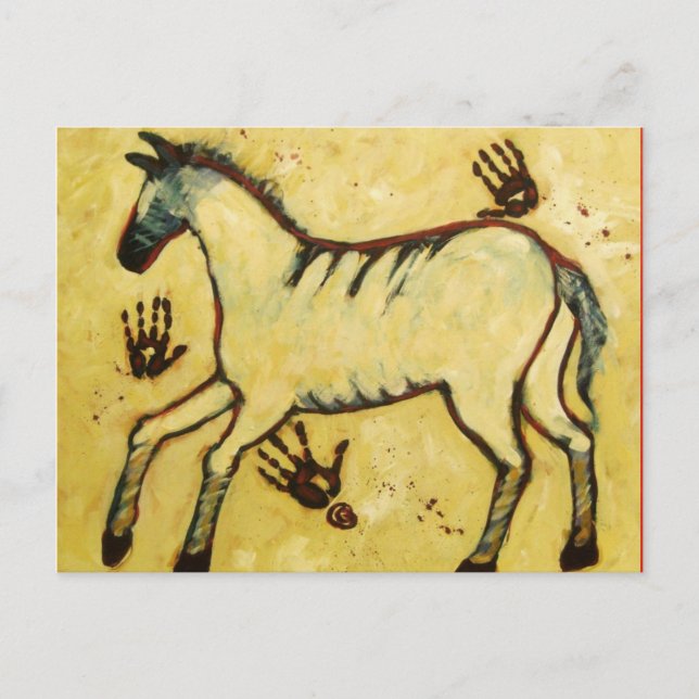 Carte Postale Mon Lascaux Horse (Devant)