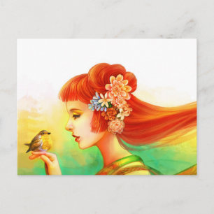 Carte Postale Mon petit robin