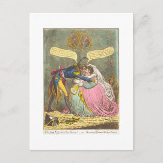 Carte Postale mon premier baiser