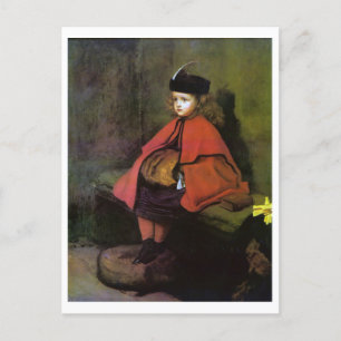 Carte Postale Mon premier sermon, John Everett Millais
