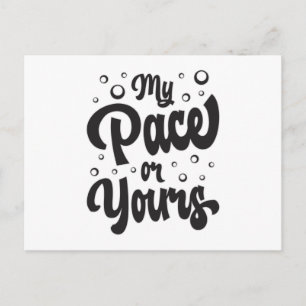 Carte Postale Mon Rythme Ou Votre Baignade Nage Nage Eau Nage Am