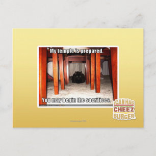 Carte Postale Mon temple est préparé.