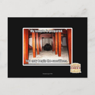Carte Postale Mon temple est préparé.
