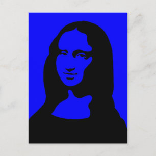 Carte Postale Mona coloré