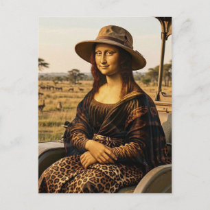 Carte Postale Mona en safari