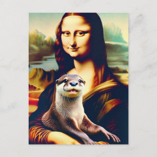 Carte Postale Mona et son Otter