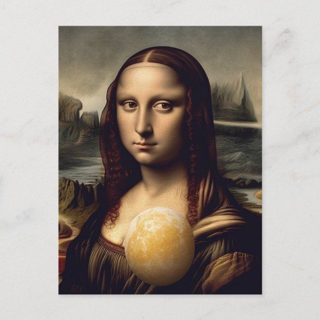 Carte Postale Mona et une planète (Devant)