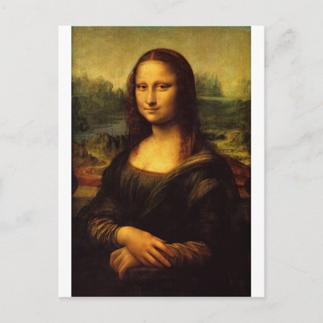 Carte Postale Mona Lisa (Devant)