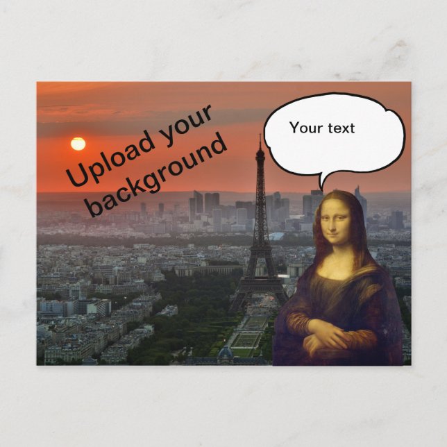 Carte Postale Mona Lisa (Devant)