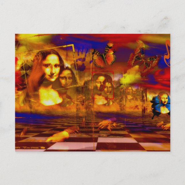 Carte Postale Mona Lisa (Devant)