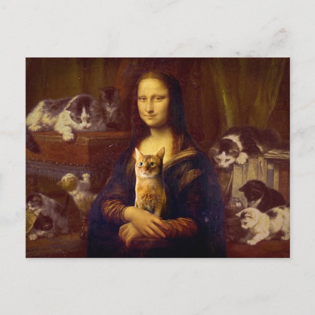 Carte Postale Mona Lisa (Devant)