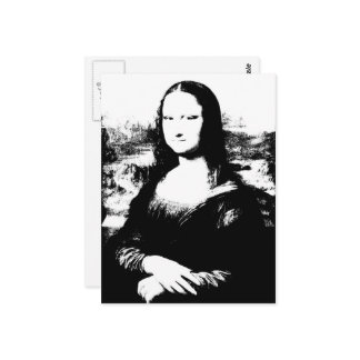 Carte Postale Mona Lisa