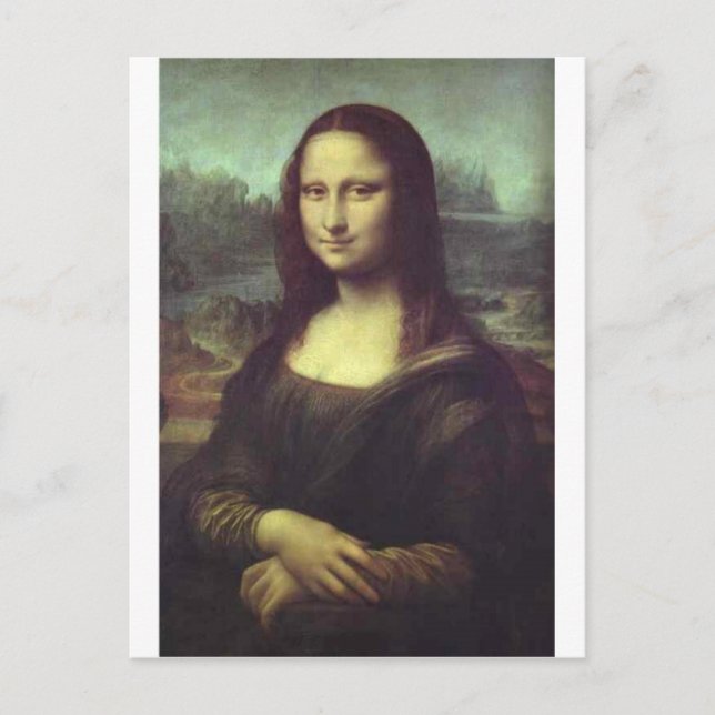 Carte Postale Mona Lisa (Devant)
