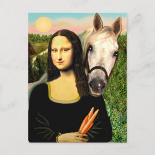 Carte Postale Mona Lisa and her Arabian Horse