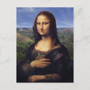 Carte Postale Mona Lisa de Bohol