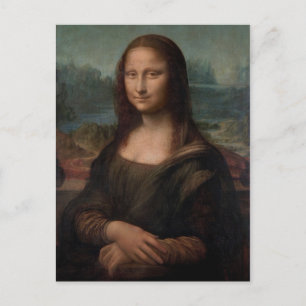 Carte Postale Mona Lisa del Giocondo