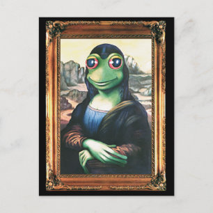 Carte postale Mona Lisa Frog