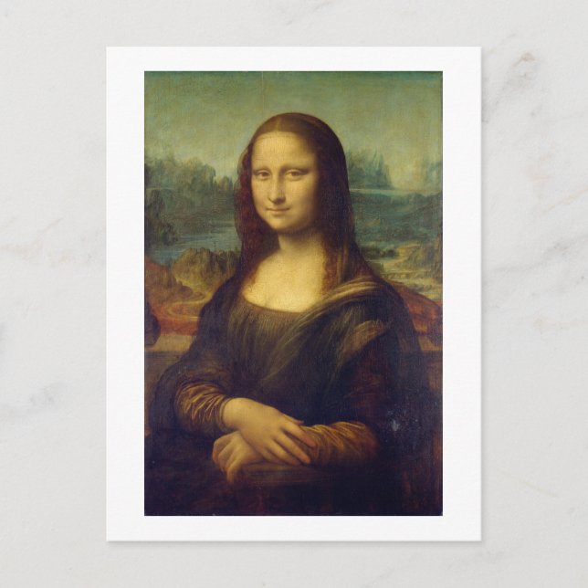 Carte Postale Mona Lisa, Leonardo da Vinci (Devant)